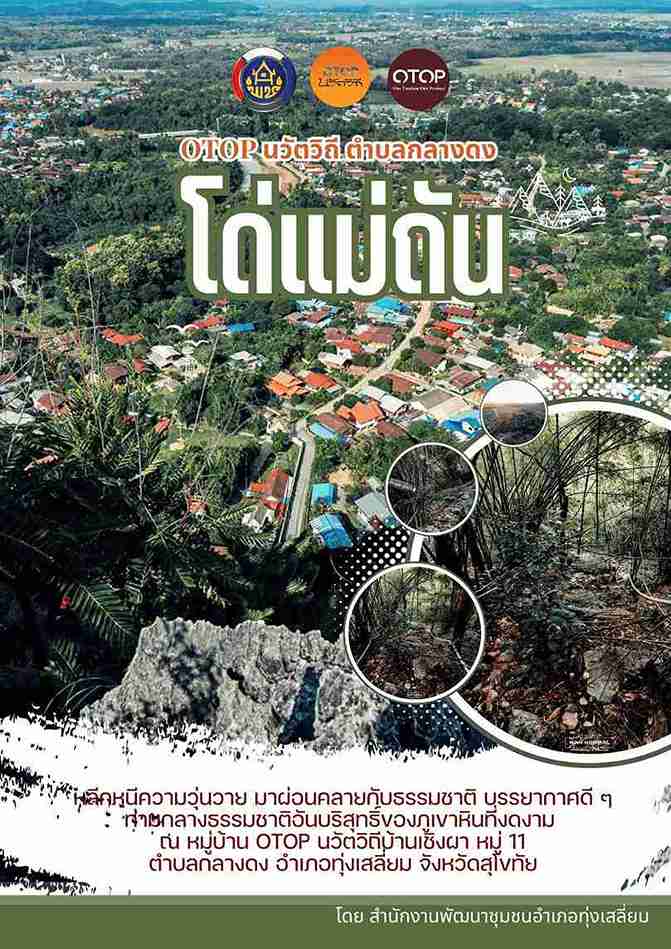 พช.ทุ่งเสลี่ยม ประชาสัมพันธ์สถานที่ท่องเที่ยวOTOP นวัติวิถี หมู่ 2 ตำบลไทยชนะศึก อำเภอทุ่งเสลี่ยม จังหวัดสุโขทัย