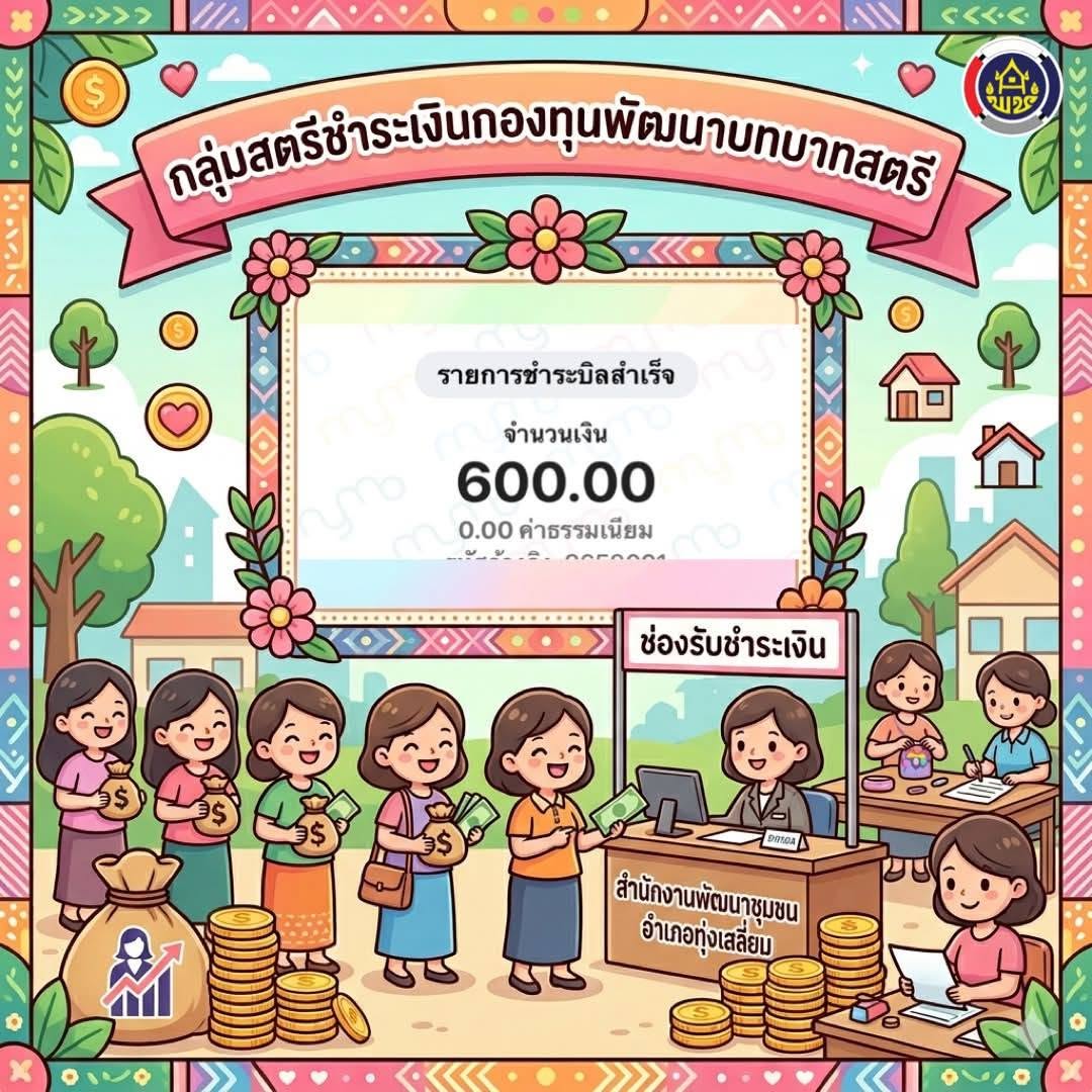 พช.ทุ่งเสลี่ยม ให้คำแนะนำเกี่ยวกับการชำระเงินของกลุ่มเลี้ยงโคพื้นเมืองพันธุ์ผสม หมู่ 2 ตำบลบ้านใหม่ไชยมงคล